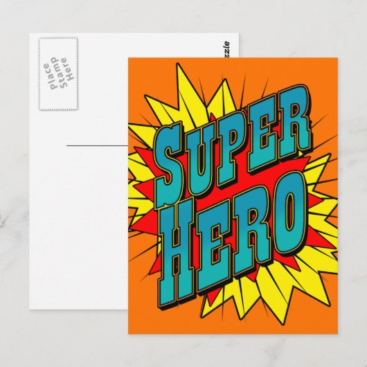 Carte Postale SuperHero (Devant / Derrière)