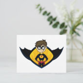 Carte postale Superhero Boy (Debout devant)