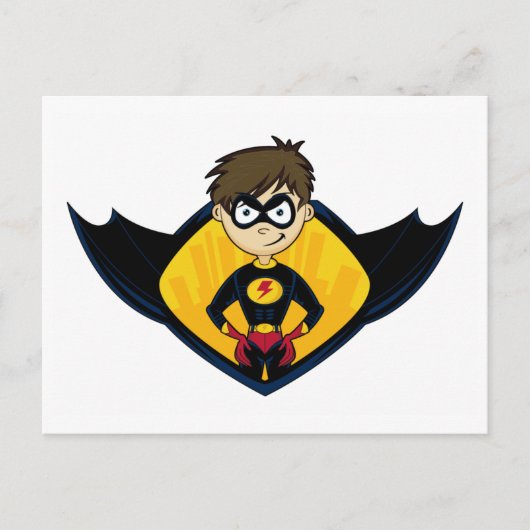 Carte postale Superhero Boy (Devant)