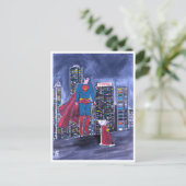 Carte Postale Superheroes Meilleur Ami Peinture par Alfred Fox (Debout devant)