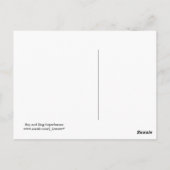 Carte Postale Superhéros de chiens et de chiens (Dos)