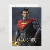 Carte Postale Superman (Devant / Derrière)