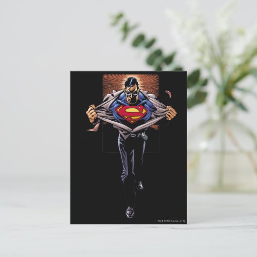 Carte Postale Superman 30 (Debout devant)