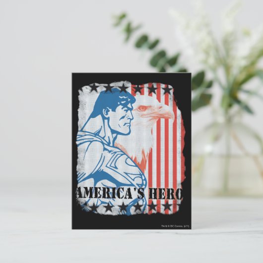 Carte Postale Superman 33 (Debout devant)