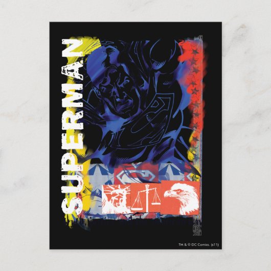 Carte Postale Superman 43 (Devant)
