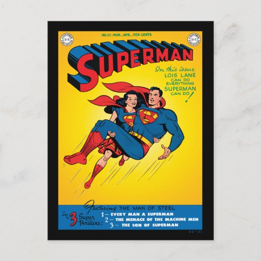 Carte Postale Superman #57 (Devant)