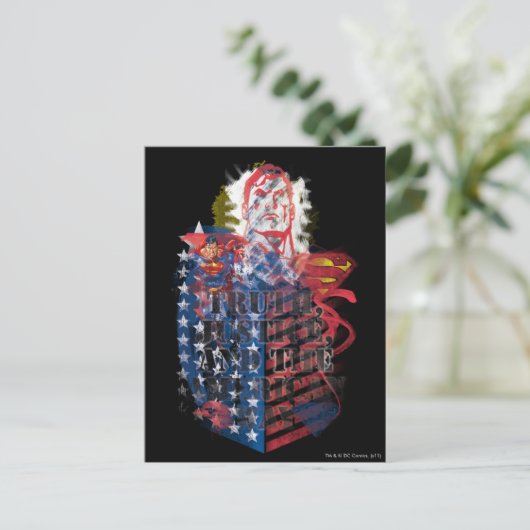 Carte Postale Superman 75 (Debout devant)