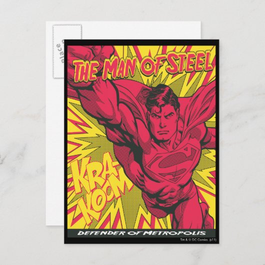 Carte Postale Superman 87 (Devant / Derrière)