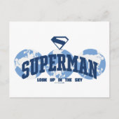Carte Postale Superman à travers le monde (Devant)