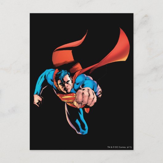 Carte Postale Superman avance (Devant)