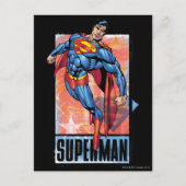 Carte Postale Superman avec bordure foncée (Devant)