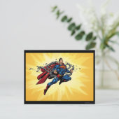 Carte Postale Superman breaks chains (Debout devant)