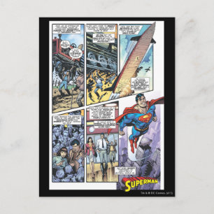 Carte Postale Superman Comic Panel - Clark's Origins 2