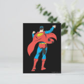 Carte Postale Superman De Derrière (Debout devant)