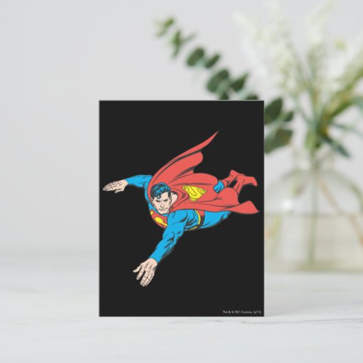 Carte Postale Superman Dives Left (Debout devant)