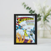 Carte Postale Superman (double fonction avec Batman) (Debout devant)