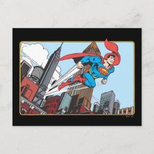 Carte Postale Superman et gratte-ciels