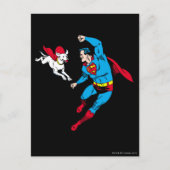 Carte Postale Superman et Krypto 2 (Devant)