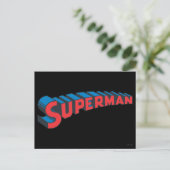 Carte Postale Superman | Logo classique (Debout devant)