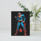 Carte Postale Superman - Main dans le poing (Debout devant)
