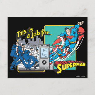 Carte Postale Superman Phonebooth