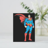 Carte Postale Superman Poing 3 (Debout devant)