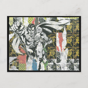 Carte Postale Superman - Rise Up Collage