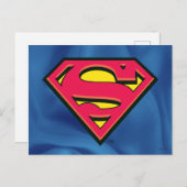 Carte Postale Superman S-Shield | Logo classique (Devant / Derrière)