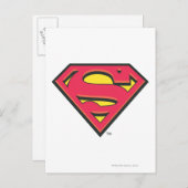 Carte Postale Superman S-Shield | Logo classique (Devant / Derrière)