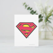 Carte Postale Superman S-Shield | Logo classique (Debout devant)
