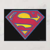 Carte Postale Superman S-Shield | Logo de points (Devant)