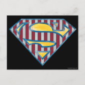 Carte Postale Superman S-Shield | Logo par répartition (Devant)