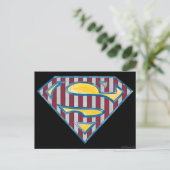 Carte Postale Superman S-Shield | Logo par répartition (Debout devant)