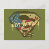 Carte Postale Superman S-Shield | Logo pas effrayant (Devant)