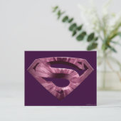 Carte Postale Superman S-Shield | Logo Rose Star Burst (Debout devant)
