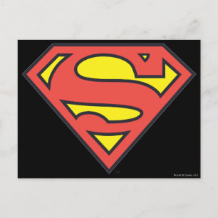 Carte Postale Superman S-Shield   Logo Superman