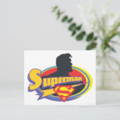 Carte Postale Superman Silhouette (Debout devant)
