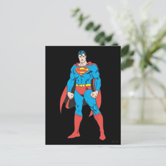 Carte Postale Superman Standing (Debout devant)