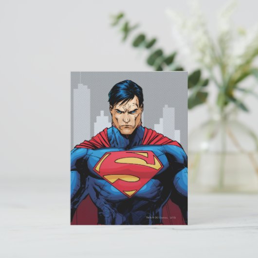 Carte Postale Superman Standing (Debout devant)