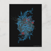 Superman Stylisé | Logo Rouge Coeur Bleu