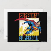 Carte Postale Superman, Superman (Devant / Derrière)