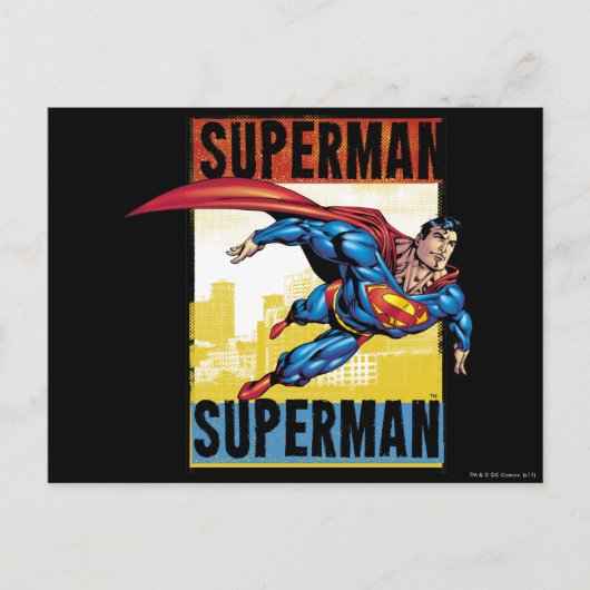 Carte Postale Superman, Superman (Devant)