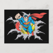 Carte Postale Superman Tears Thru (Devant)