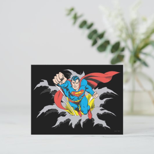 Carte Postale Superman Tears Thru (Debout devant)