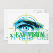 Carte Postale Superman Xray Vision (Devant / Derrière)