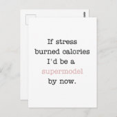 Carte Postale Supermodèle (Devant / Derrière)