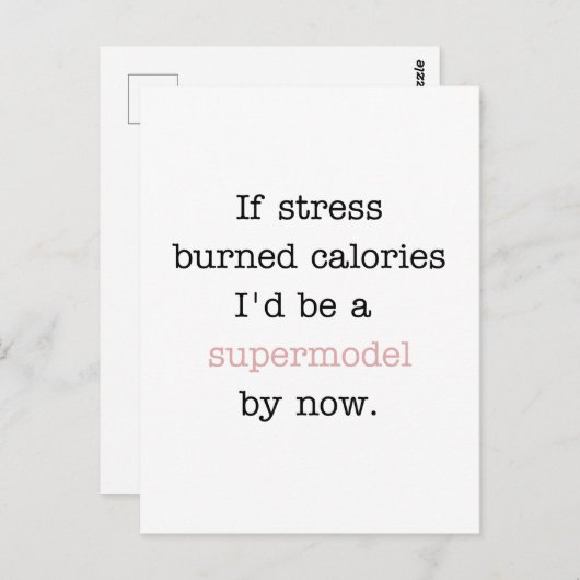 Carte Postale Supermodèle (Devant / Derrière)