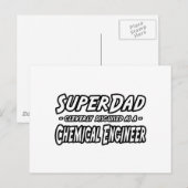 Carte Postale SuperPapa...Ingénieur chimique (Devant / Derrière)