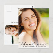 Carte Postale Superposition de photo de script de remise de dipl (Devant / Derrière)