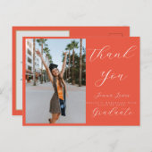 Carte Postale Superposition de script de photo tendance Merci di (Devant / Derrière)